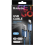 USB кабель Defender ACH01-03T PRO USB2.0 Синий, AM-LightningM, 1m, 2.1A