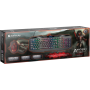 Игровой набор Defender Anger MKP-019 RU, мышь+клавиатура+ковер