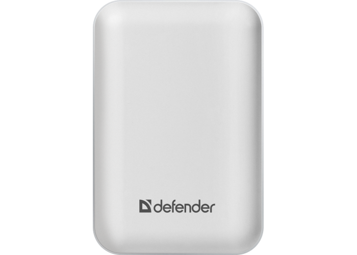 Внешний аккумулятор Defender ExtraLife 10000S Li-pol, 2USB, 10000mAh, 2.1A