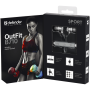 Беспроводная гарнитура Defender OutFit B710 черный+белый, Bluetooth
