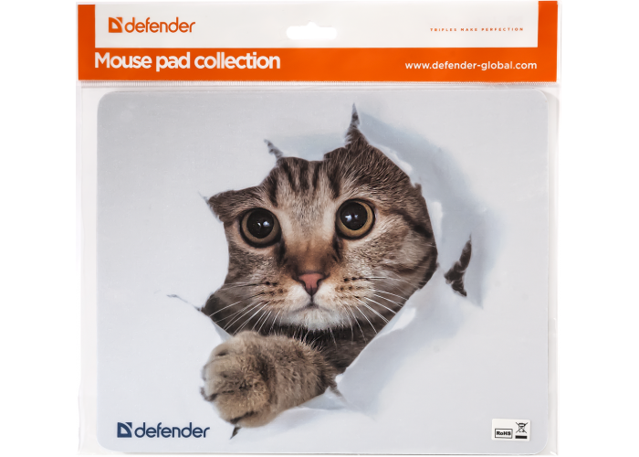 Коврик для компьютерной мыши Defender Silk 230x190x1.6 мм, 10 видов