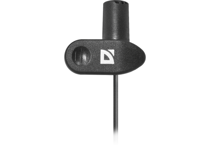 Микрофон компьютерный Defender MIC-109 черный, на прищепке, 1,8 м