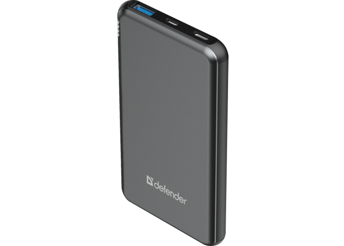 Внешний аккумулятор Defender ExtraLife Fast 10000D USB: QC3.0, Type-C/PD,10000mAh