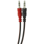 Игровая гарнитура Defender Warhead G-120 красный + белый, кабель 2 м