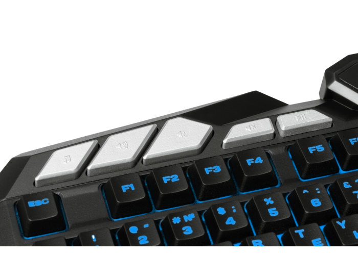 Проводная игровая клавиатура Defender Doom Keeper GK-100DL RU,3-х цветная,19 Anti-Ghost