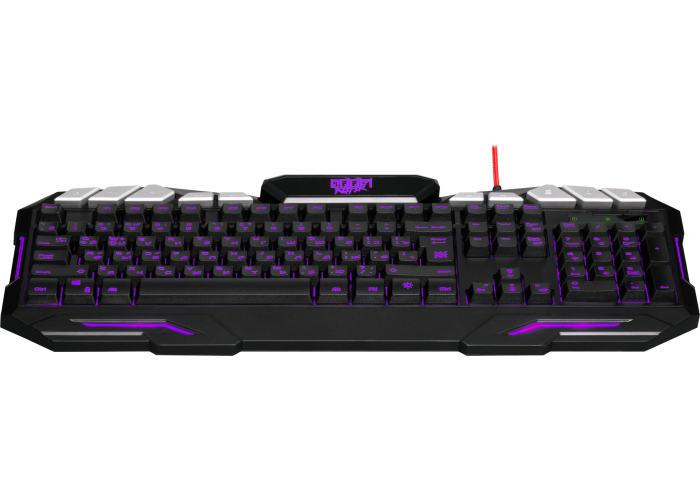 Проводная игровая клавиатура Defender Doom Keeper GK-100DL RU,3-х цветная,19 Anti-Ghost