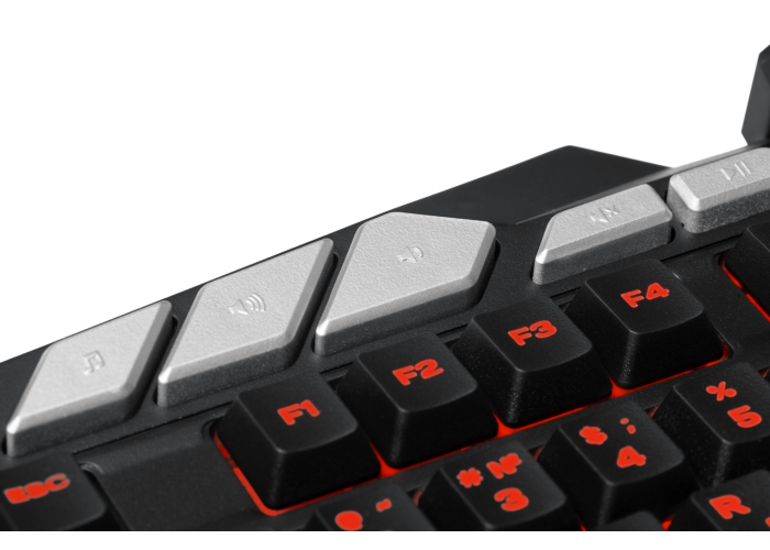 Проводная игровая клавиатура Defender Doom Keeper GK-100DL RU,3-х цветная,19 Anti-Ghost