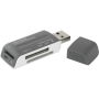 Универсальный картридер Defender Ultra Swift USB 2.0, 4 слота