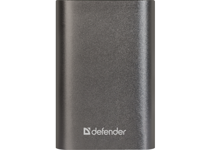 Внешний аккумулятор Defender Lavita Fast 6000B 2*USB+1*Type-C, 6000 mAh, 3A