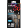 USB кабель Defender USB08-03T PRO USB2.0 Золотой, AM-MicroBM, 1m, 2.1A