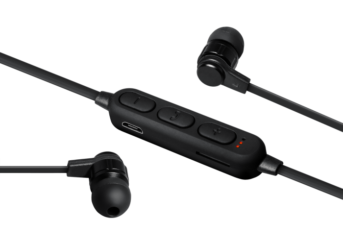 Беспроводная гарнитура Defender FreeMotion B660 черный, SD-карта, Bluetooth