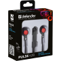 Гарнитура для смартфонов Defender Pulse 428 черный, вставки