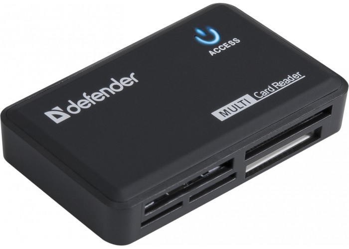 Универсальный картридер Defender Optimus USB 2.0, 5 слотов