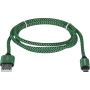 USB кабель Defender USB08-03T PRO USB2.0 Зеленый, AM-MicroBM, 1m, 2.1A