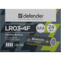 Батарейка алкалиновая Defender LR03-4F AAA, в пленке 4шт