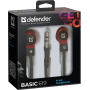 Наушники вставки Defender Basic 619 черный + красный