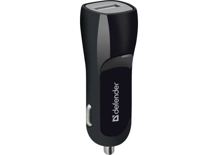Автомобильный адаптер Defender UCC-12 1xUSB, 5V/1А, кабель микро-USB