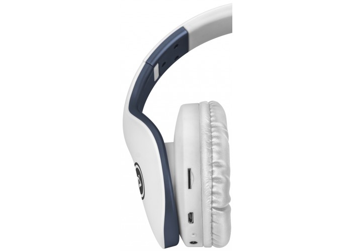 Беспроводная гарнитура Defender FreeMotion B525 белый+синий, Bluetooth