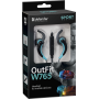 Гарнитура для смартфонов Defender OutFit W765 серый+голубой, вставки
