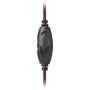 Игровая гарнитура Defender Warhead G-370 черный+красный, кабель 2 м