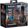 Игровая гарнитура Defender Warhead G-390 LED черный+синий, кабель 1,8 м