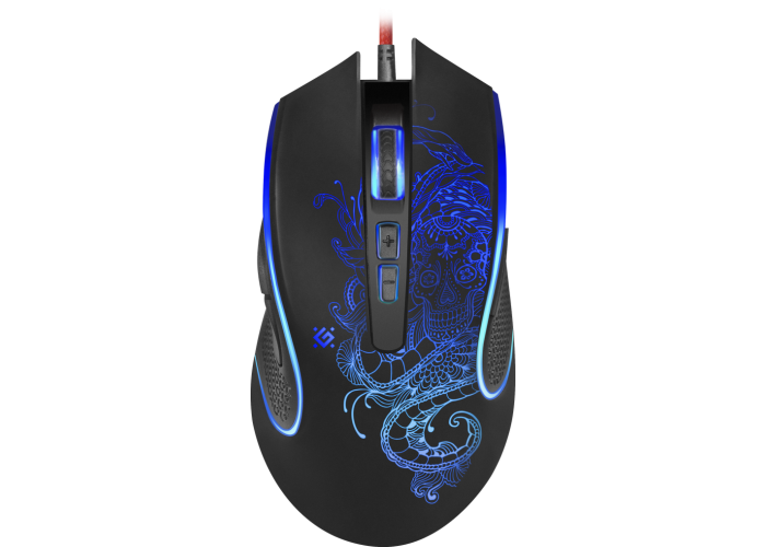 Проводная игровая мышь Defender Venom GM-640L оптика,8кнопок,3200dpi
