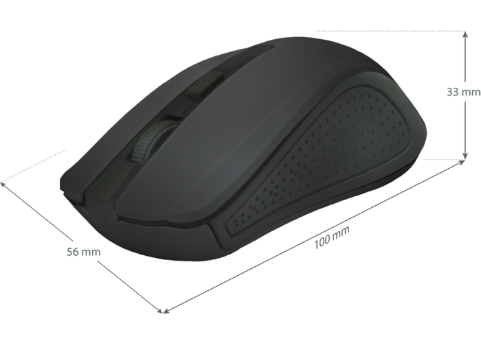 Беспроводная оптическая мышь Defender Accura MM-935 черный,4 кнопки,800-1600 dpi