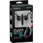 Гарнитура для смартфонов Defender OutFit W770 черный+голубой, вставки