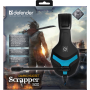 Игровая гарнитура Defender Scrapper 500 синий + черный, кабель 2 м