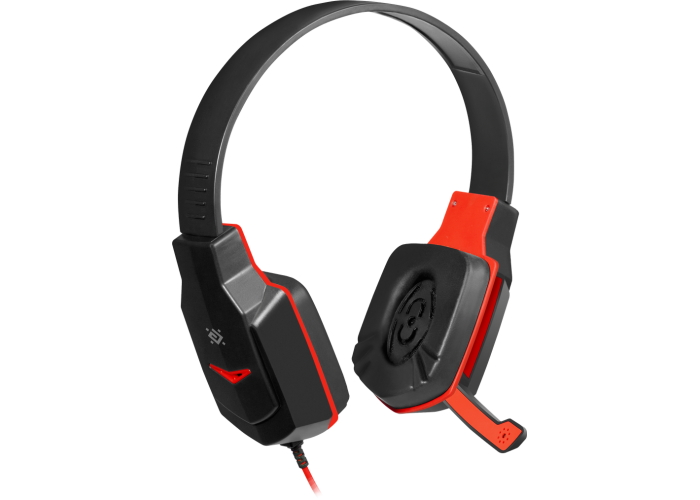 Игровая гарнитура Defender Warhead G-320 черный+красный, кабель 1.8 м