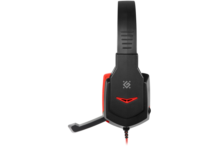 Игровая гарнитура Defender Warhead G-320 черный+красный, кабель 1.8 м