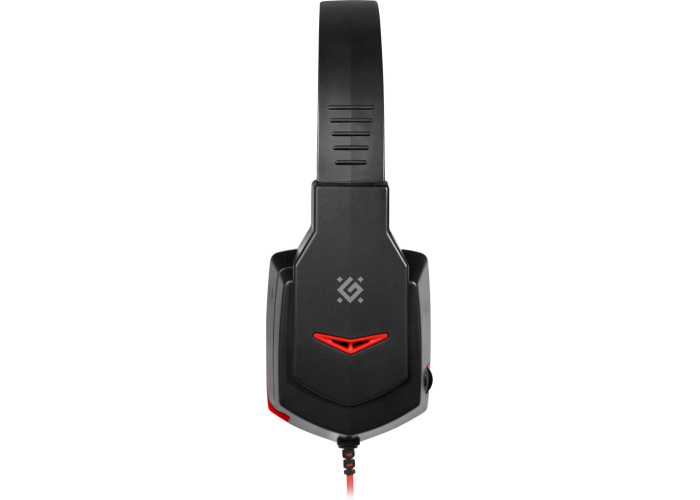Игровая гарнитура Defender Warhead G-320 черный+красный, кабель 1.8 м