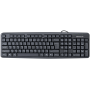 Проводная клавиатура Defender Element HB-520 PS/2 RU,черный,полноразмерная