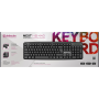 Проводная клавиатура Defender Next HB-440 RU,черный,полноразмерная