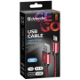 USB кабель Defender USB08-03T PRO USB2.0 Красный, AM-MicroBM, 1m, 2.1A