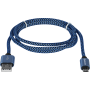USB кабель Defender USB08-03T PRO USB2.0 Синий, AM-MicroBM, 1m, 2.1A