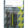 Батарейка алкалиновая Defender 6LR61-1B Крона, в блистере 1шт, 9 В
