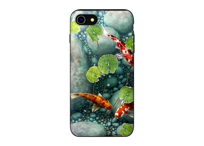 Силиконовый чехол Softmag Case Red fish для iPhone 7/8