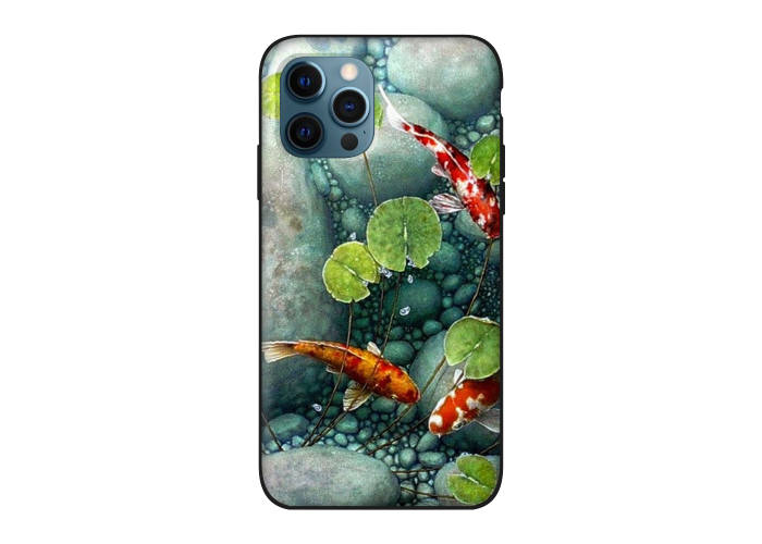 Силиконовый чехол Softmag Case Red fish для iPhone 12 Pro Max