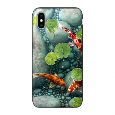 Силиконовый чехол Softmag Case Red fish для iPhone Xs Max