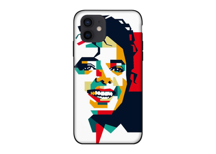 Силиконовый чехол Softmag Case Michael Jackson для iPhone 12