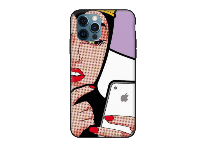 Силиконовый чехол Softmag Case Art 4 для iPhone 12 Pro