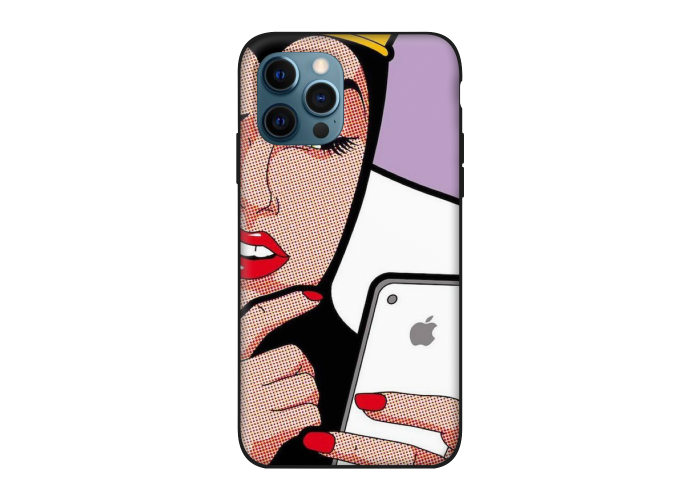 Силиконовый чехол Softmag Case Art 4 для iPhone 12 Pro Max