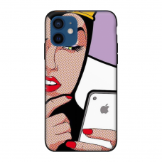 Силиконовый чехол Softmag Case Art 4 для iPhone 12 mini