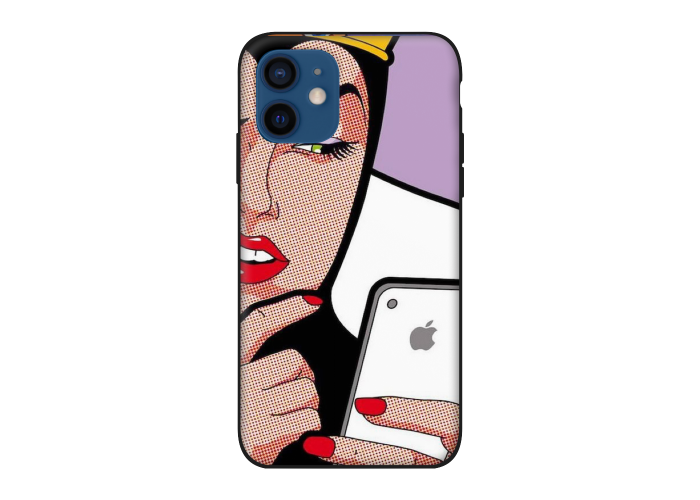 Силиконовый чехол Softmag Case Art 4 для iPhone 12 mini