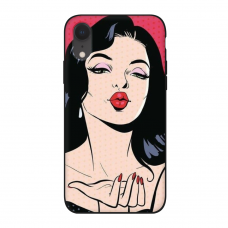Силиконовый чехол Softmag Case Kiss girl для iPhone Xr