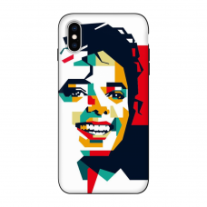 Силиконовый чехол Softmag Case Michael Jackson для iPhone Xs Max