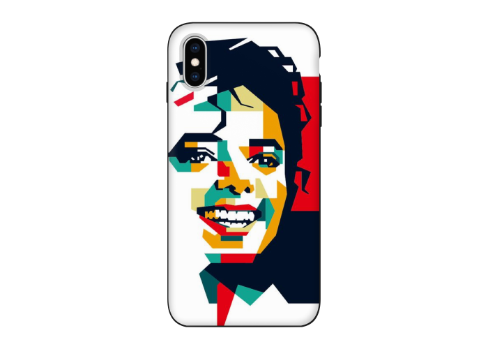 Силиконовый чехол Softmag Case Michael Jackson для iPhone Xs Max