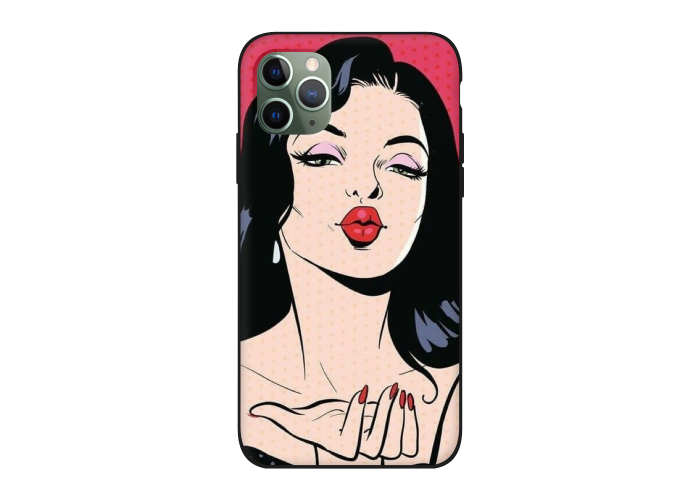 Силиконовый чехол Softmag Case Kiss girl для iPhone 11 Pro
