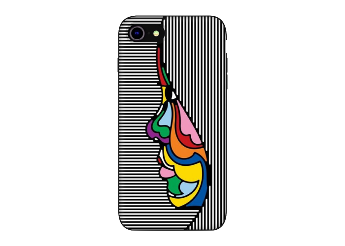 Силиконовый чехол Softmag Case Art 3 для iPhone 7/8